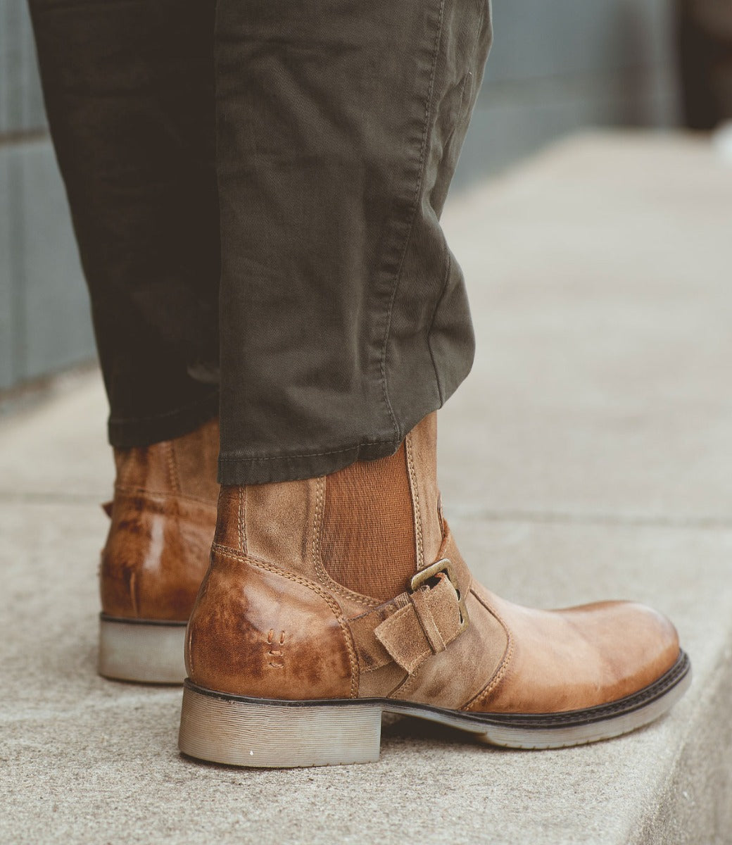 O-Ring Strap Ankle Boots - Brown - Just $11